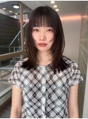 ミニウルフレイヤーカット顔周り前髪韓国ショートボブ/表参道