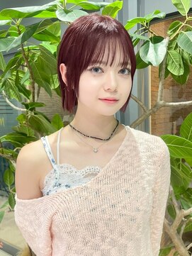 ノエ トトン(noe tton) 切りっぱなしボブ/前髪顔まわり小顔カット/透明感カラー