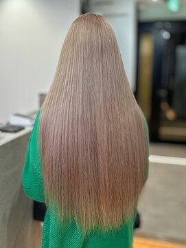 ラピス 福岡天神店(Lapis) アッシュホワイトグレージュミルクティーベージュ