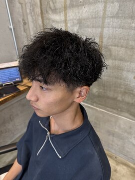 リット(lit.) スペインカール/スパイキーショート/ブルーブラック/守谷