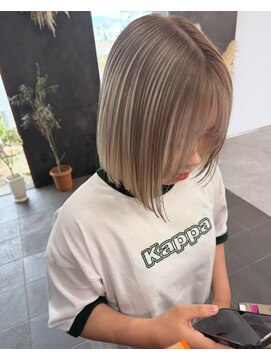 ガルボヘアー 桟橋店(garbo hair) ハイトーン大人可愛い20代30代40代