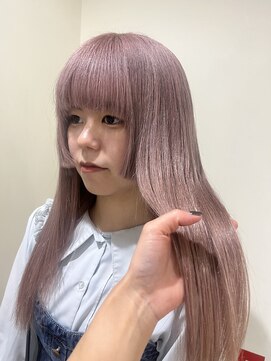 ヴァイス 新宿店(VAICE) ブリーチ2回 ピンクベージュ