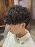 メンズカット＋ルーズパーマ￥11000　#静岡#ナチュラルパーマ#マッシュ