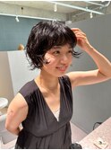 ショートパーマ/マッシュショート/パーマヘア/くせ毛風パーマ