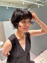 アム(amu)&nbsp;ショートパーマ/マッシュショート/パーマヘア/くせ毛風パーマ