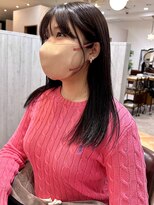 カモン(CAMON)&nbsp;ぱつっとロング×おくれ毛