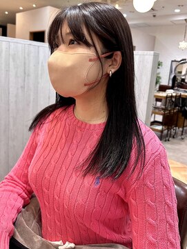 カモン(CAMON) ぱつっとロング×おくれ毛