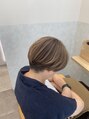 アグ ヘアー カイト 大河原店(Agu hair kite)&nbsp;白髪を濃く染めるのではなく、薄く染めると透明感を楽しめます