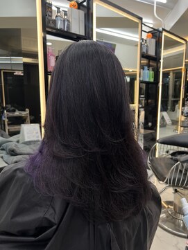 ラピス 渋谷本店(Lapis) インナーカラー/ラベンダーカラー/レイヤーカット/髪質改善