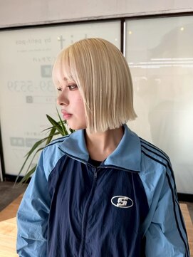 プティパ 水戸内原店(petit-pas) 抜きっぱなしブロンド