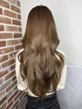 エニー 栄(Any) 韓国レイヤー×ベージュ