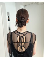 エイゾー 銀座(EIZO) タイトシニヨン / シニヨンヘア / ヘアアレンジ / 結婚式ヘア