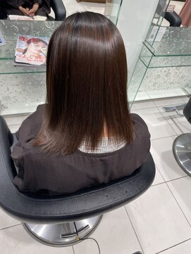 アース 三田南ウッディタウン店(HAIR&MAKE EARTH) 髪質改善ストレートボブ