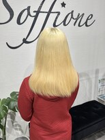ソッフィオーネ(Soffione) 抜きっぱなしブロンド/ブリーチ/ブロンドヘア