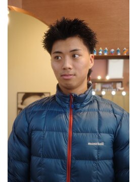 エディ(Edy) メンズスパイキーボックスショート刈り上げ眉毛カット岡山