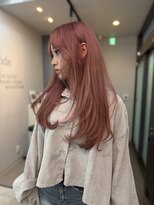 ブロンド(Blonde) ピンク ブリーチカラー