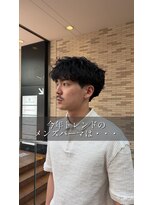 アドレスサーティーン(Address13)&nbsp;シャドウパーマ[大阪/梅田/メンズパーマ/シャドウパーマ]