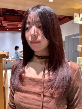 ナチュラル ヘアーデザイニング(Natural hair designing) 韓国レイヤー/王道モテロング/梅雨対策/艶髪ストレート/モテ髪