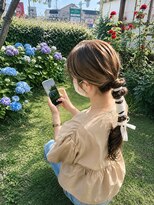 ラボア(La'BOA)&nbsp;ゆるっとお出かけポニーテール♪