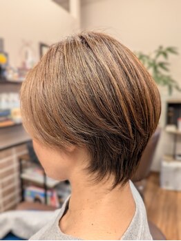 リレア(Relea)の写真/肌に優しいオーガニックカラーで髪を彩り、ゆったりとくつろげる空間で癒やしを☆