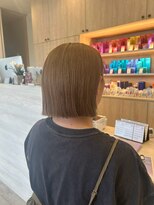 リアン 大森店(Rian) ぱつっとボブ×20代柔らかベージュカラー