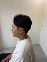 メンズカット バイ ソイクフ(メンズカット by SOY-KUFU)&nbsp;細毛の癖を活かす大人の流し上げショートスタイルヘア