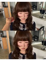 パーク(PAAQ)&nbsp;ブラウンカラーパーマスタイル藤沢パーマ