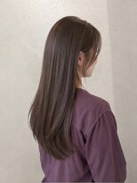 アトラ ハッピーヘアライフ 昭和町店(attra happyhairlife)&nbsp;ストレートロング×アッシュ/前髪カット