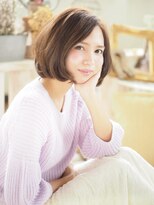 ヘアーループレル(Hair ruup Rell design works)&nbsp;ふんわりナチュラルボブ