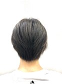 大人くすみカラー/前下がり/小顔/ハンサムショート/ショートグラ