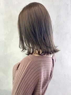 アイティー バイ アルバム 浦和店(IT by ALBUM) グレージュロブ_セシルカットココアブラウン_ba279352