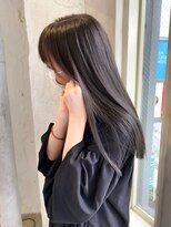 アリー(ALLY) 10代20代30代【ALLY宍戸】ブリーチなしオリーブグレー