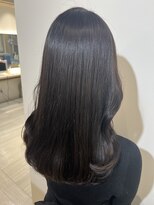 アンソルヘアドレシア 赤羽店(N'SOL hair dressia) ネイビーラベンダーで作るぷるぷる暗髪