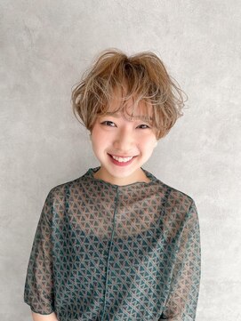 オアシス ガーデン 川越店(Oasis GaRDEN) くせ毛風マッシュショートパーマ