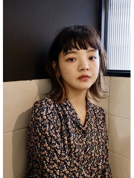 オペラ 調布店(OPERA by BALLEThair) OPERA調布/インナーカラーグレージュカラーボブウルフ