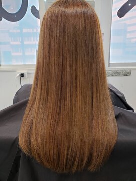 レディスペヘアーシータ(Redispe hair θ) 髪質改善ストレート＋透明感ベージュ