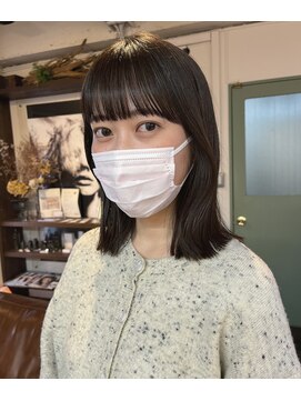 コレット ヘアー 大通(Colette hair) 鎖骨bob . *。