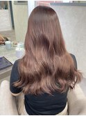 髪質改善カラー　サラ艶ブラウン