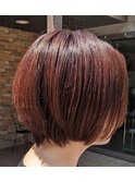 大人可愛いスカーレット×ショートスタイル♪