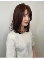 ヘアーモードケーティー 石橋店(Hair Mode KT) ミディアム＋レッドブラウン