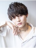 ダークラベンダーアッシュブラックマッシュ