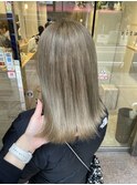 まつだてみすず☆ブリーチ1回~プラチナグレージュ