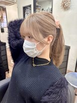 結んでも可愛いおくれ毛カット