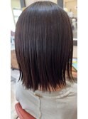 伸ばしかけボブ/ピンクベージュ