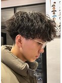 波巻きマッシュツイストスパイラルマッシュ刈り上げマッシュ