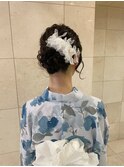 浴衣ヘア