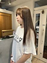 テトラ バイ ネオリーブ 横浜西口店(tetra by neolive)&nbsp;ブリーチなしWカラー　まろやかベージュ