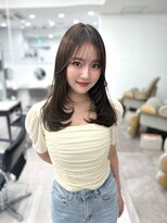 アマトウキョウ 表参道(AMA TOKYO)&nbsp;前髪顔まわり韓国ヘアレイヤーカットサイドバンク2wayバンク韓国