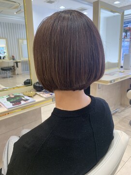 アッシュ 仙川店(Ash) 長めボブひし形ボブワンカールボブミディアムボブ30代40代50