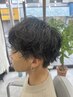 メンズカット+眉カット+マッサージシャンプーうる艶トリートメント